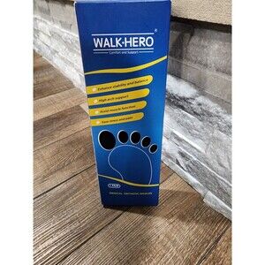 Walk-Hero Medical Orthotic Insoles Mens 10-10.5 Women 12-12.5 Plantar Fascitis